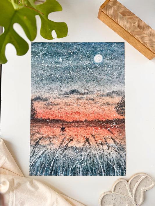 Rest your mind - A3 poster