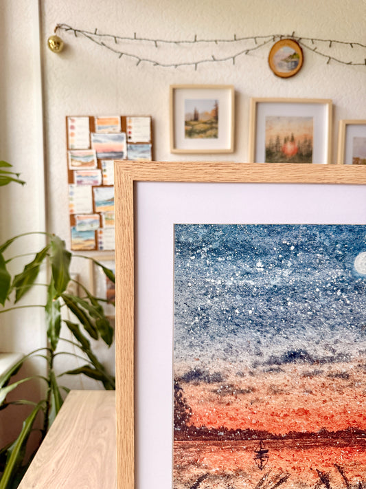 Rest your mind - A3 Framed Artwork