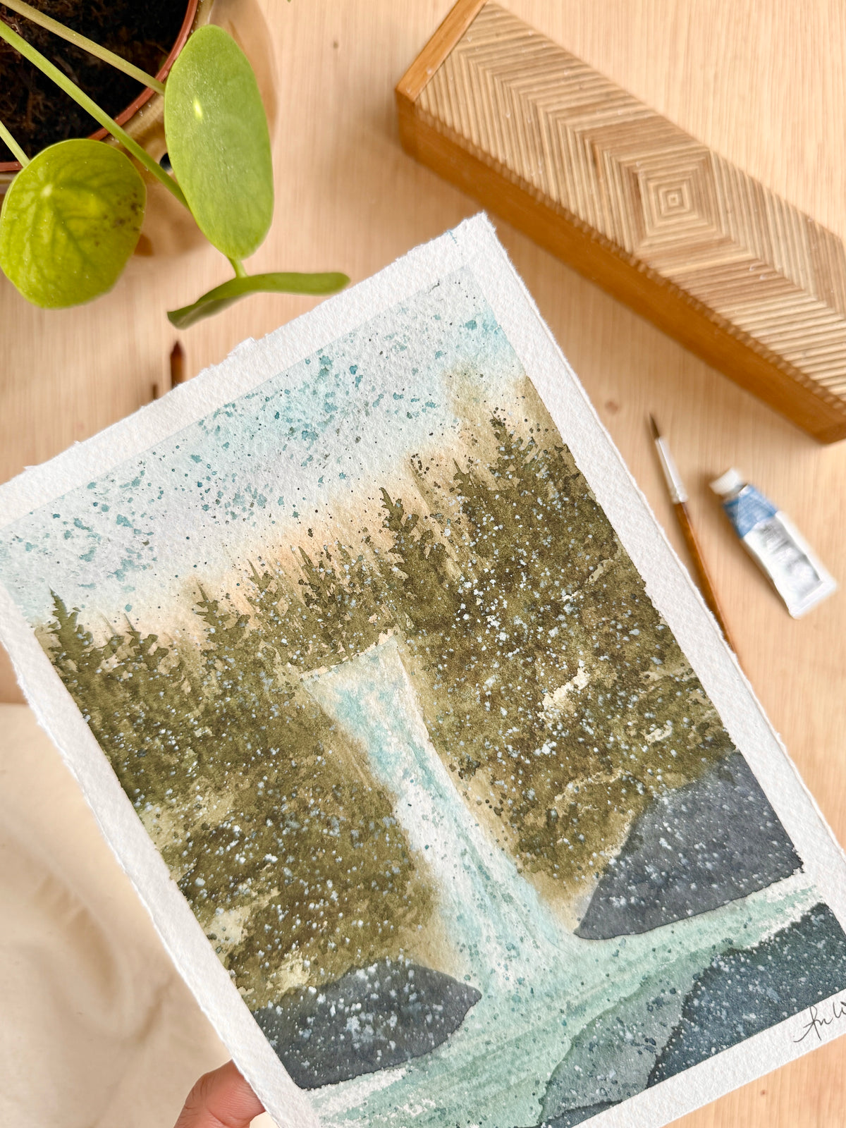 Slow, simple and quiet 1 - Original artwork