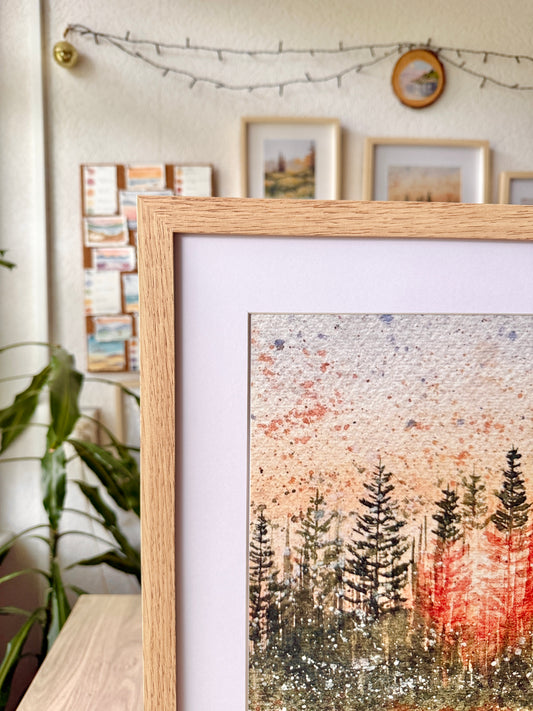 Glowing - A3 Framed Artwork
