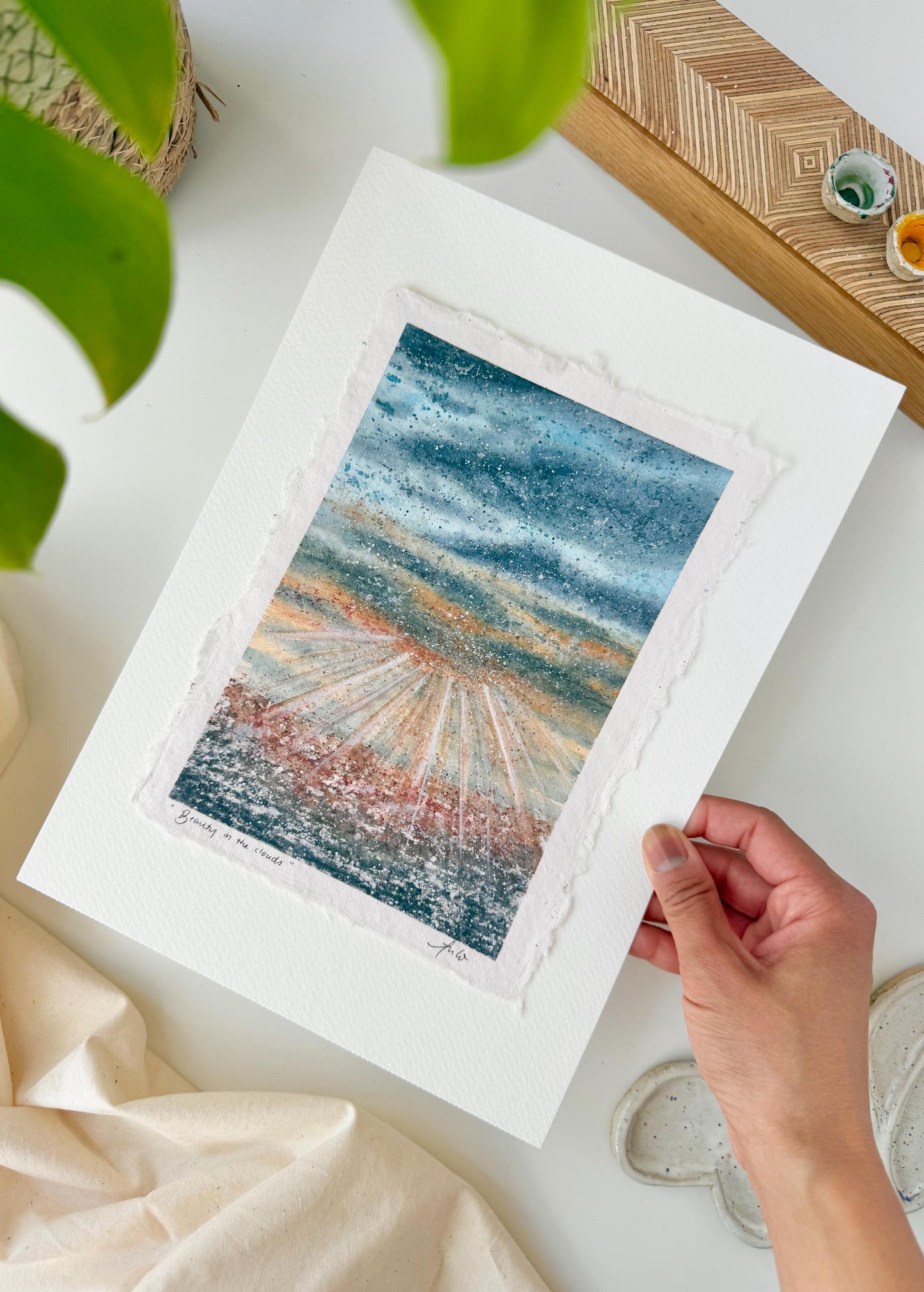 Beauty in the clouds - Original artwork