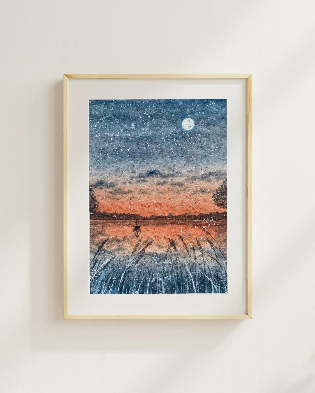 Rest your mind - A3 poster