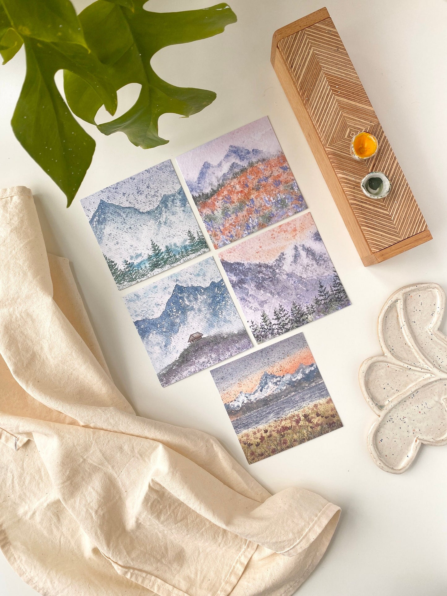 Mountain postcards - Set of 5