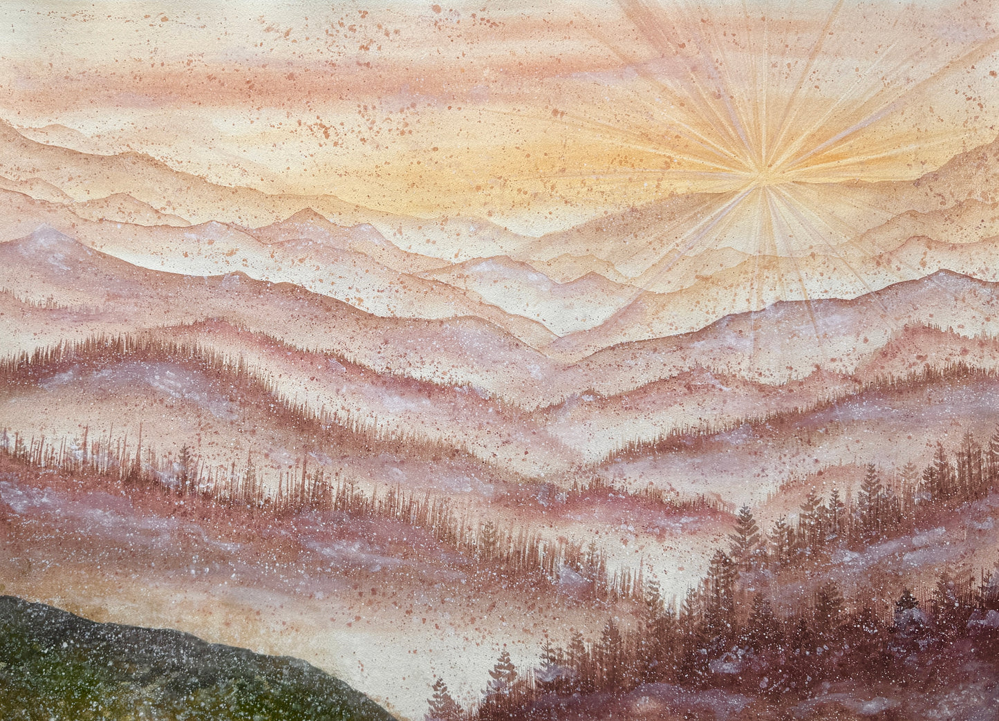 Sunrise Reflections - Original artwork
