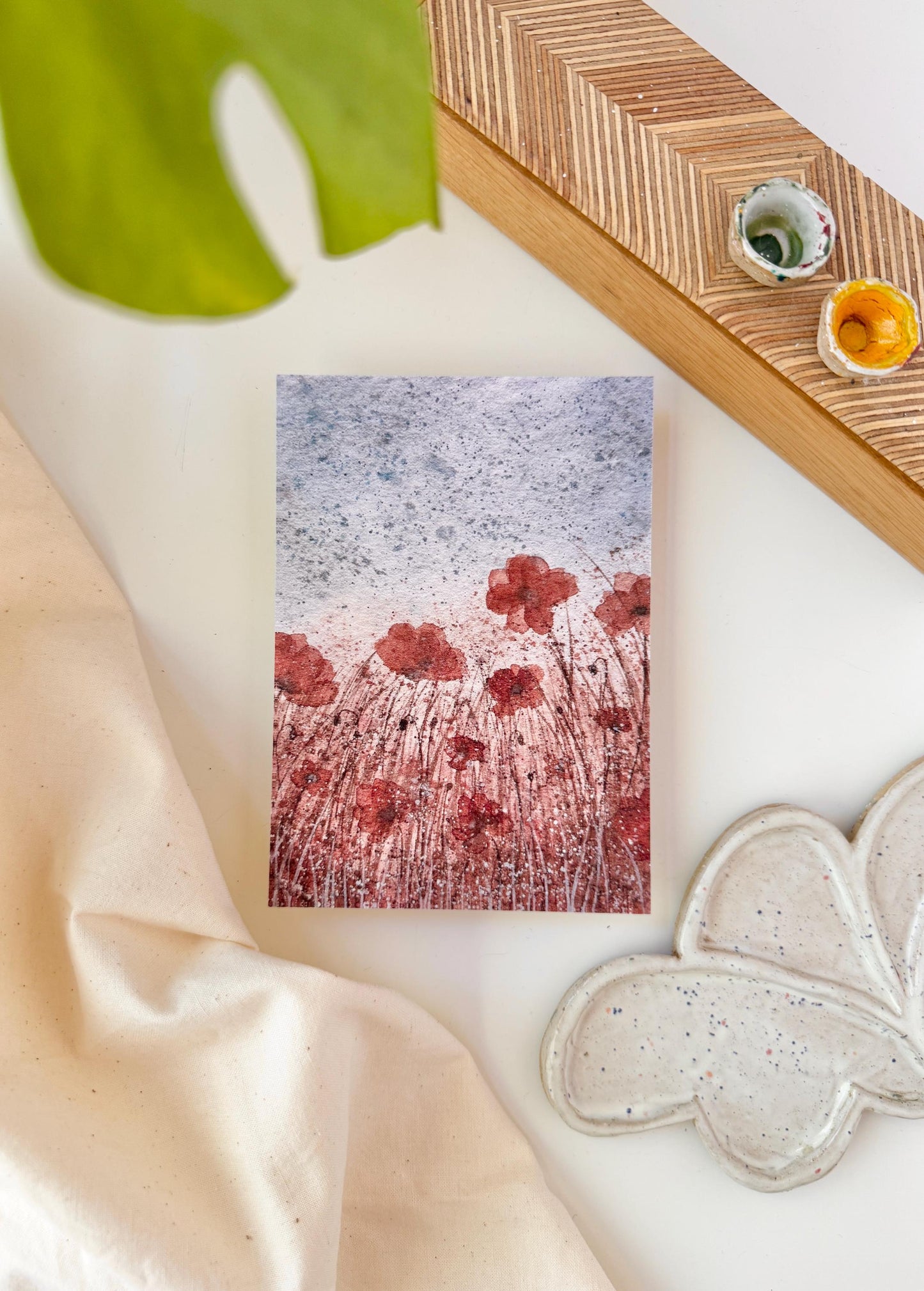 Fields of poppies - Art print