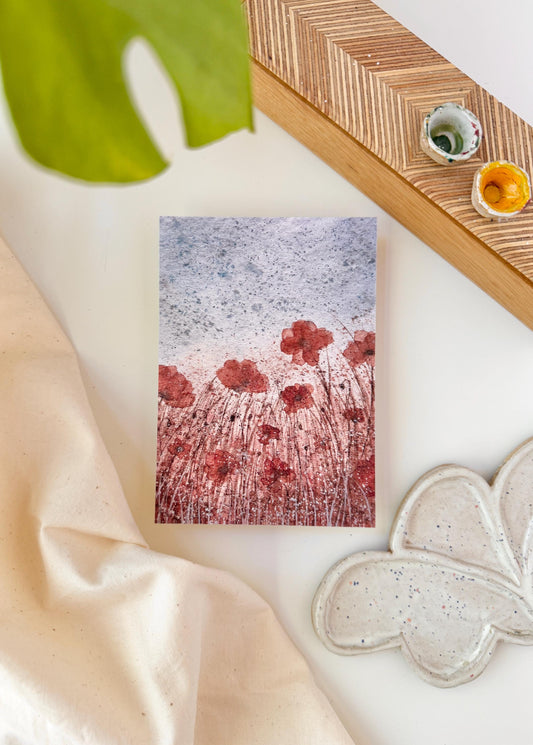 Fields of poppies - Art print