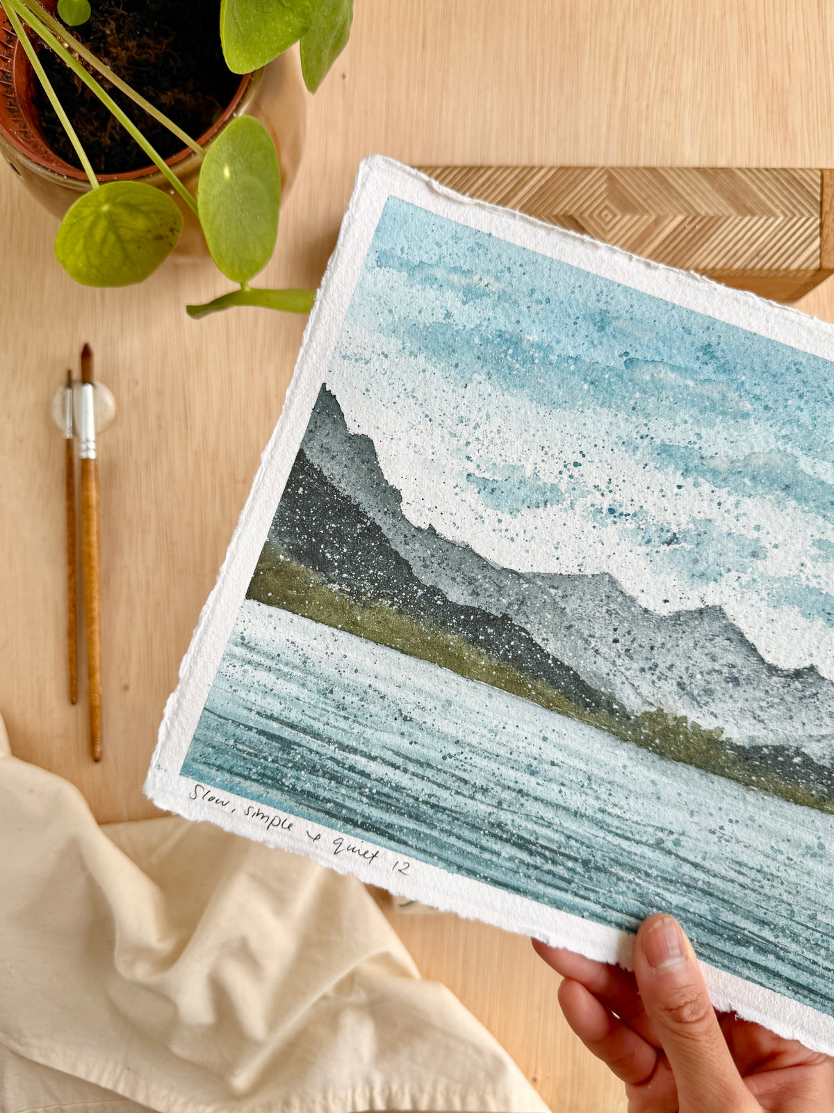 Slow, simple and quiet 12 - Original artwork