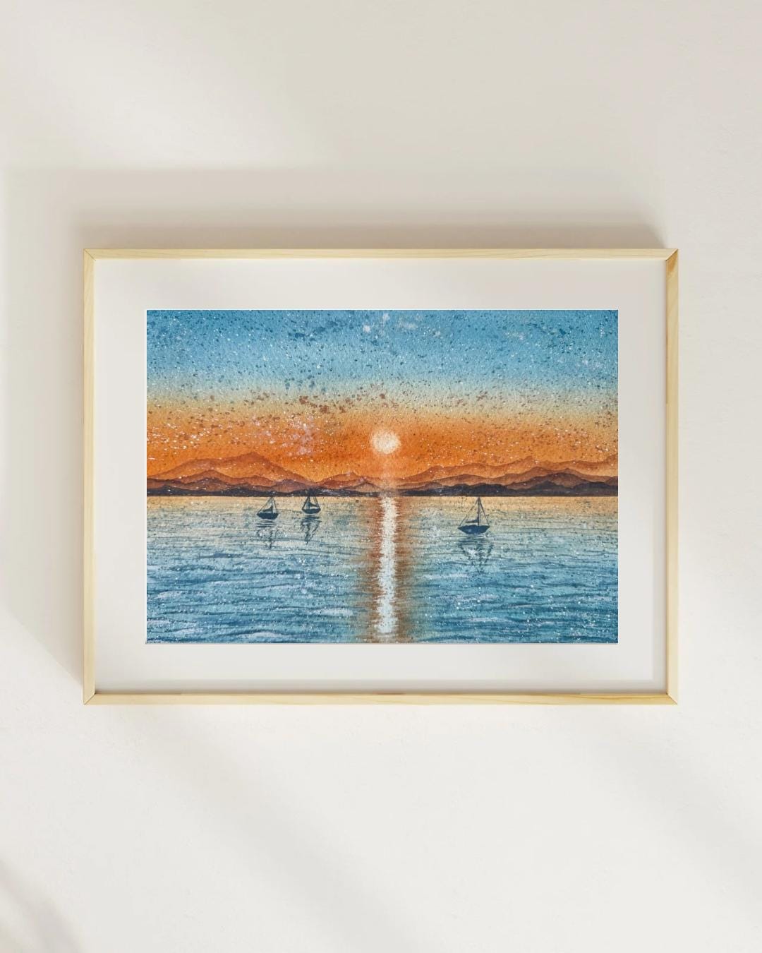 Self-reflection and solitude - A3 poster
