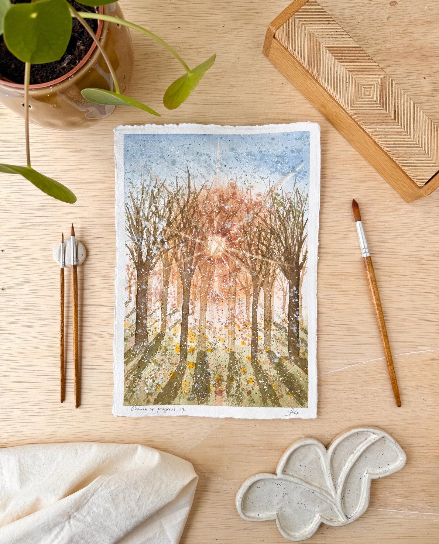 Growth and progress 17 - Original artwork