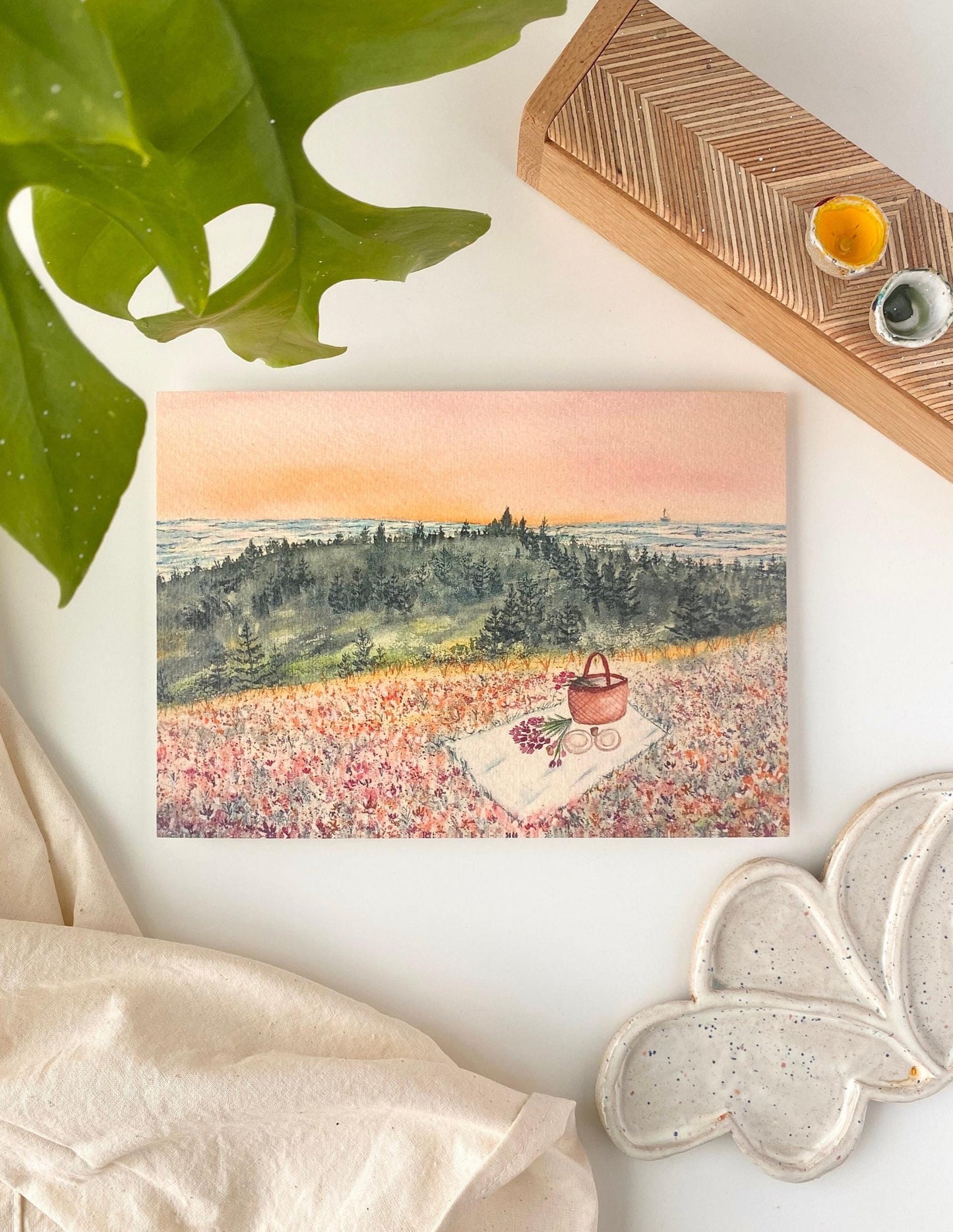 Picnic in the south - Art print