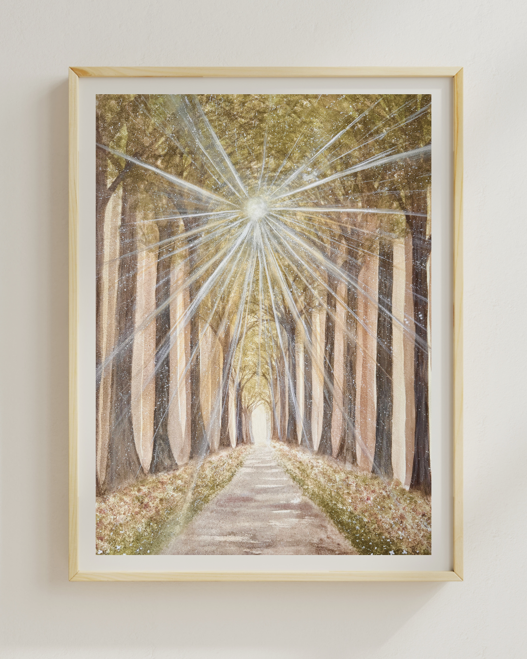 Healing Forest Walk - Original artwork
