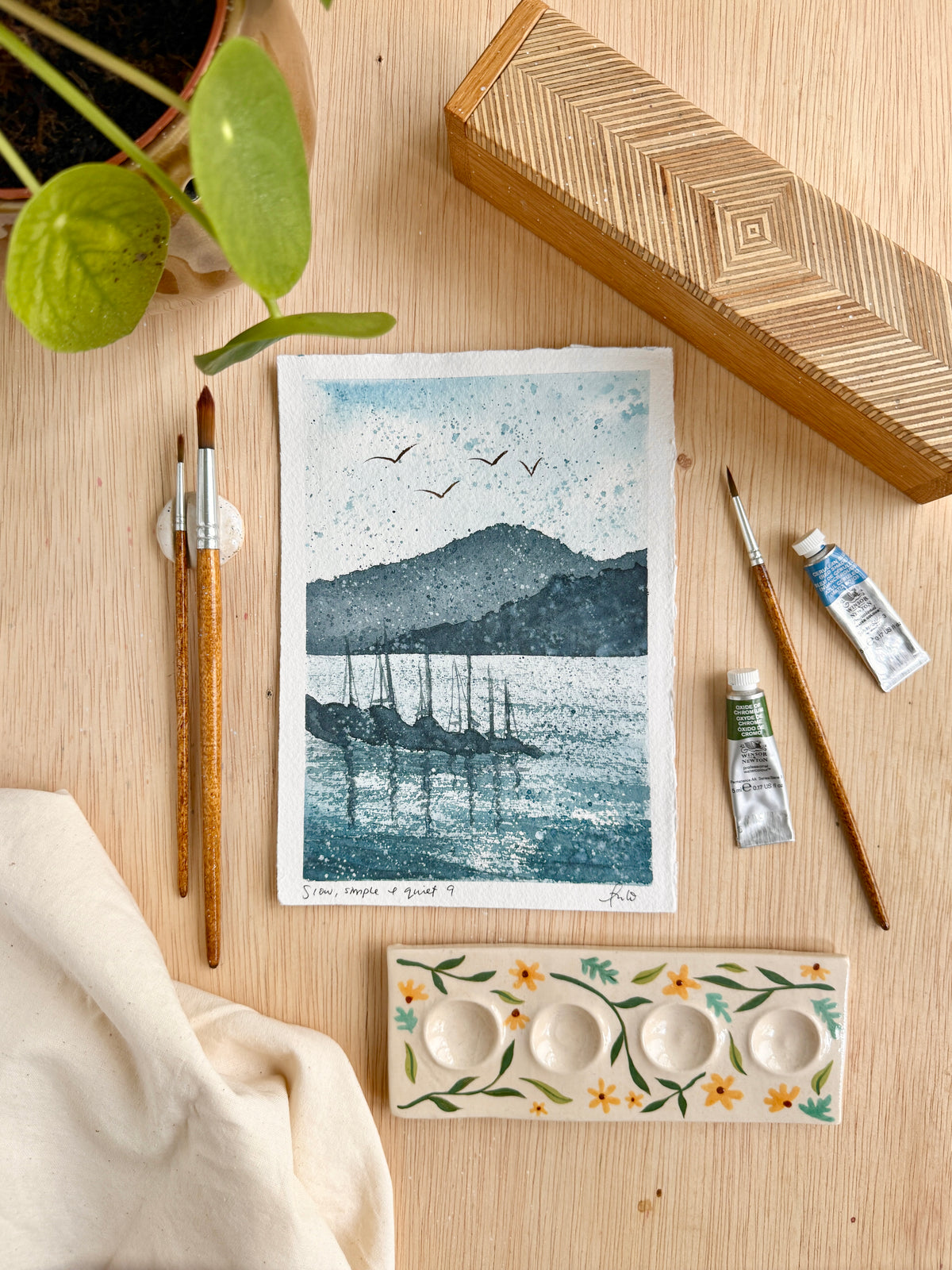 Slow, simple and quiet 9 - Original artwork