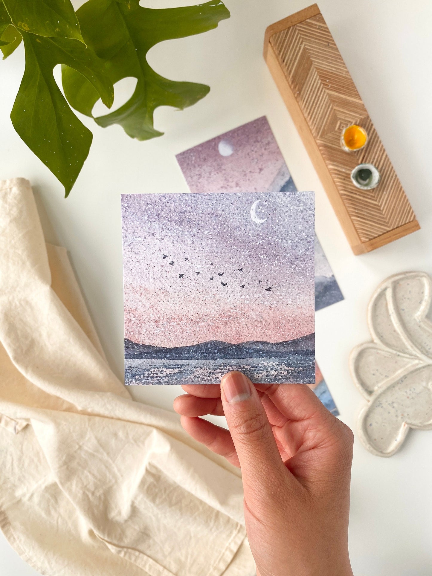Moon postcards - Set of 5