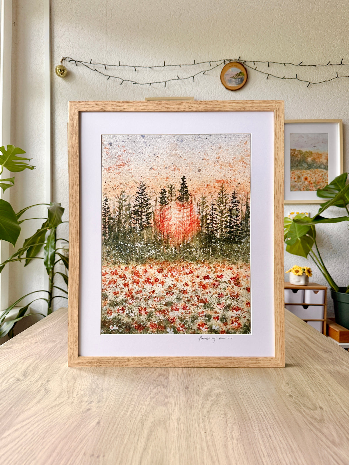 Glowing - A3 Framed Artwork