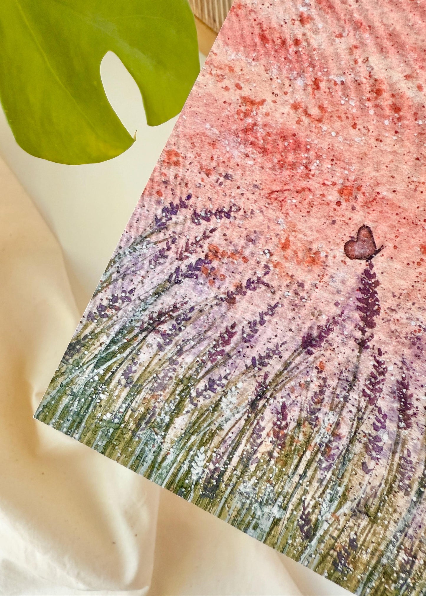 Calming lavender fields - Art print