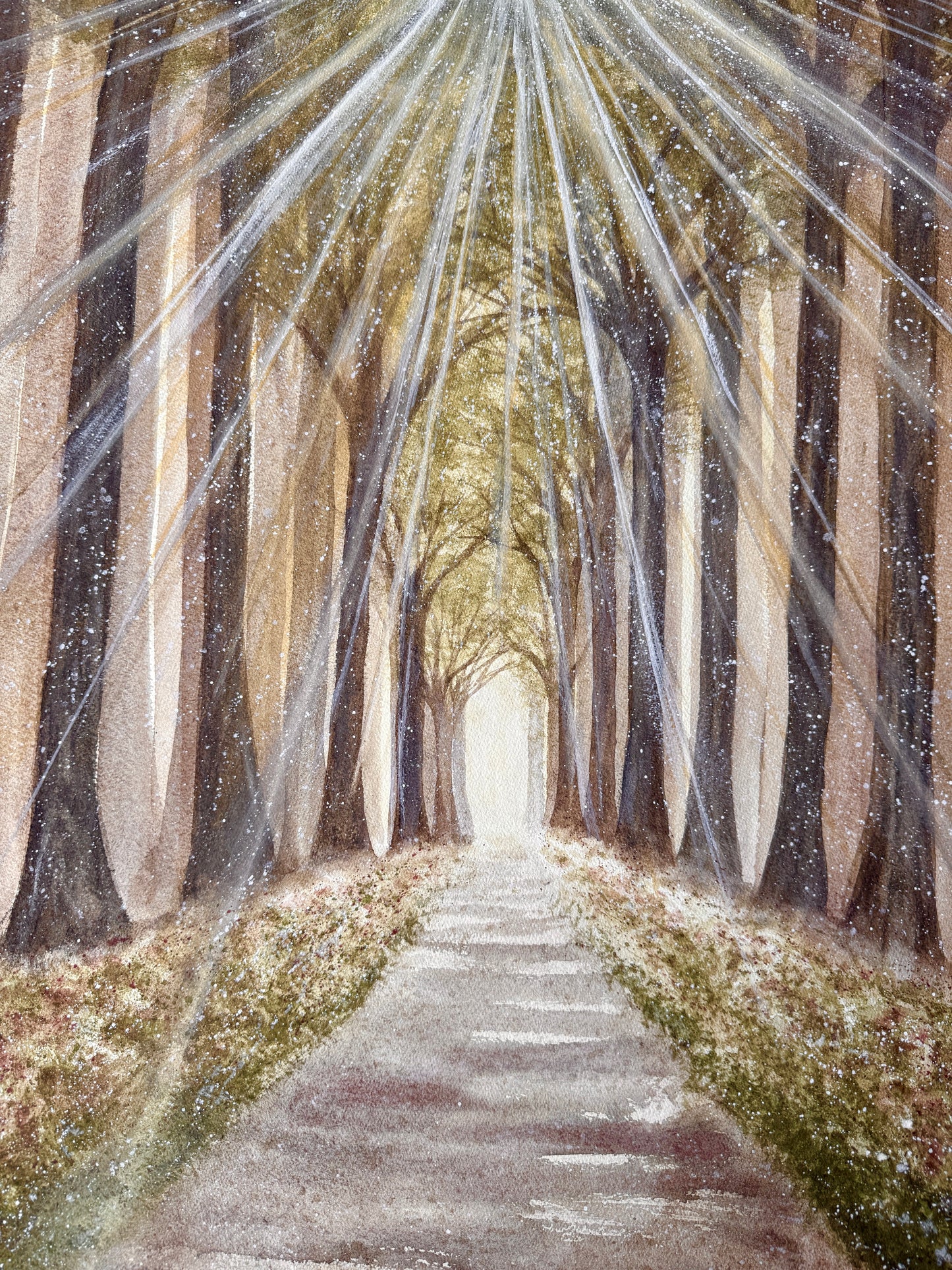Healing Forest Walk - Original artwork