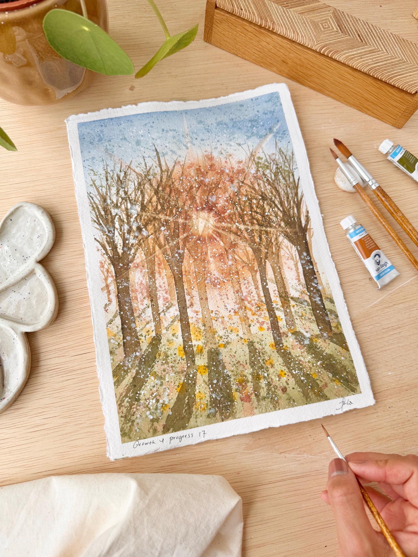 Growth and progress 17 - Original artwork