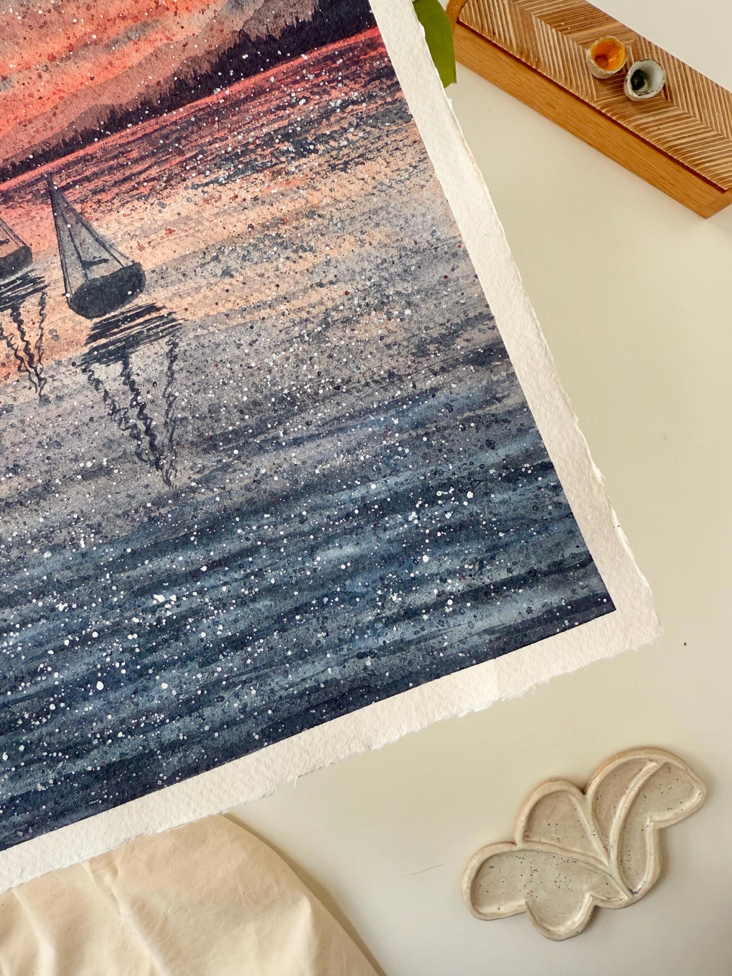 A peaceful night - Original artwork