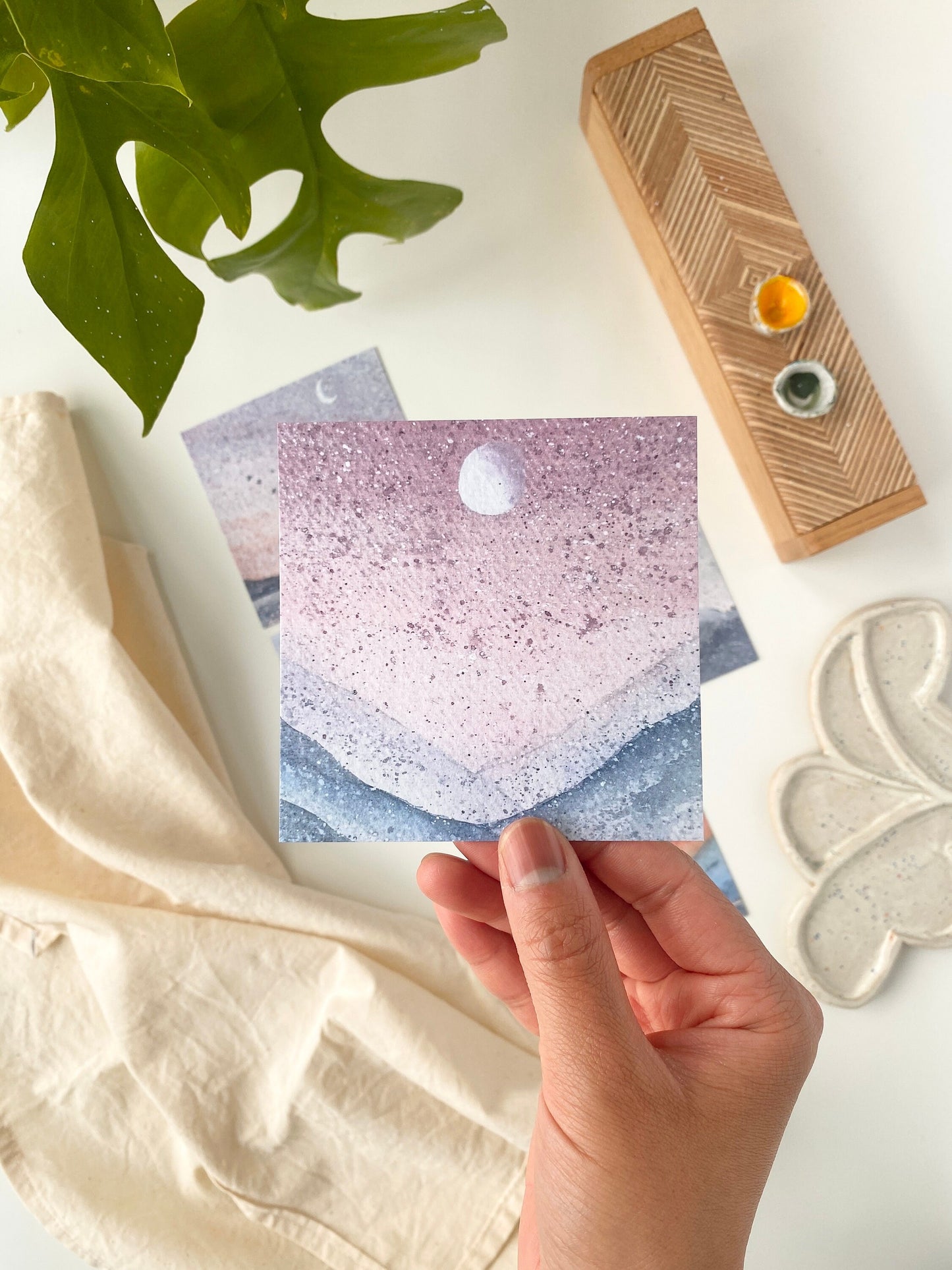 Moon postcards - Set of 5