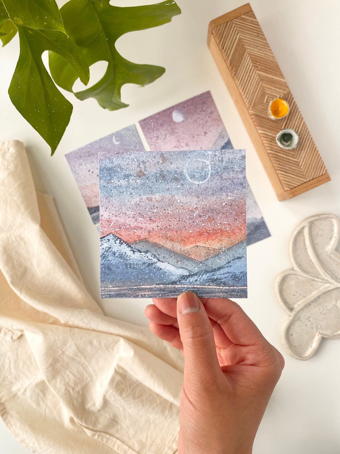 Moon postcards - Set of 5