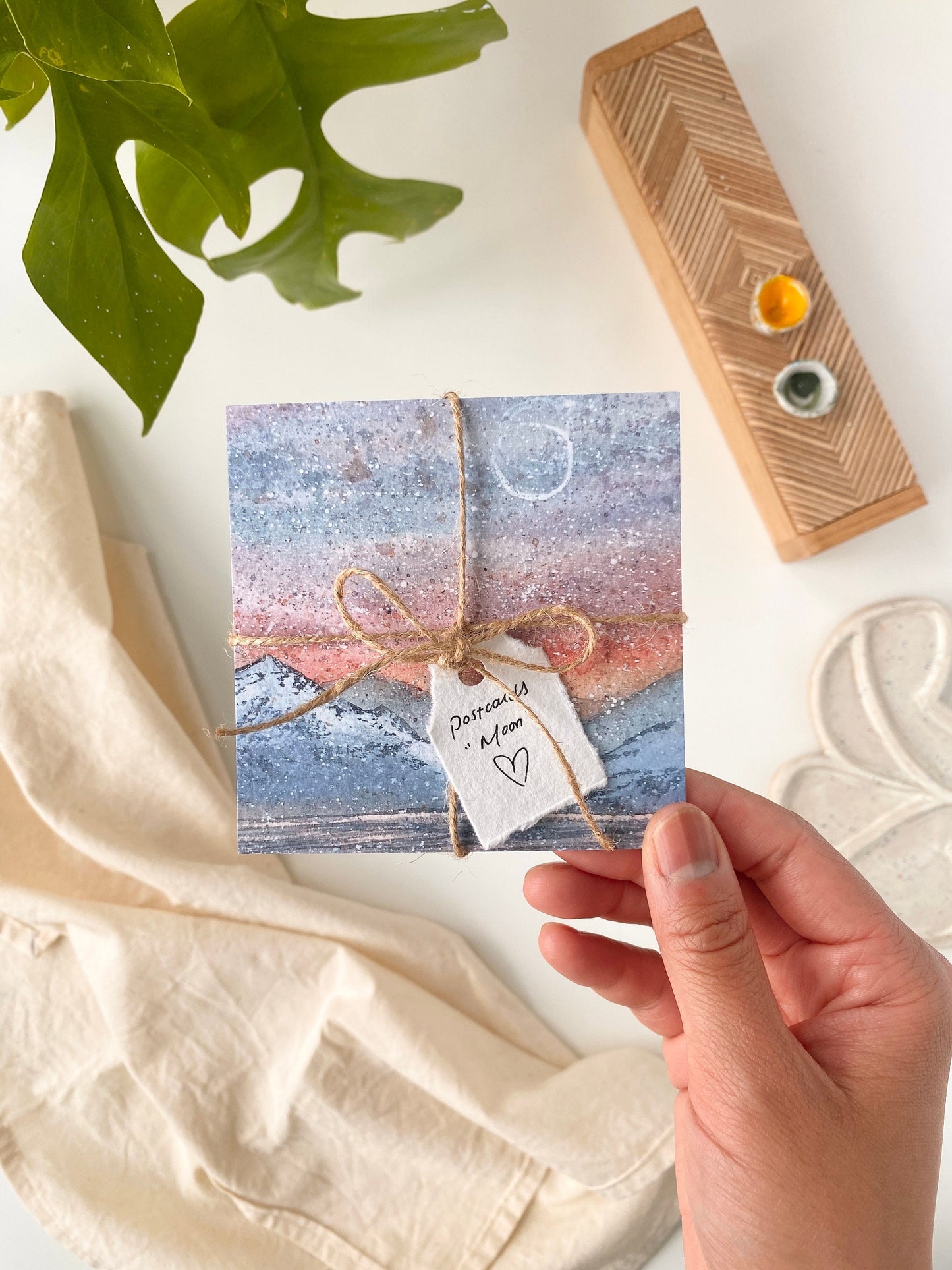 Moon postcards - Set of 5