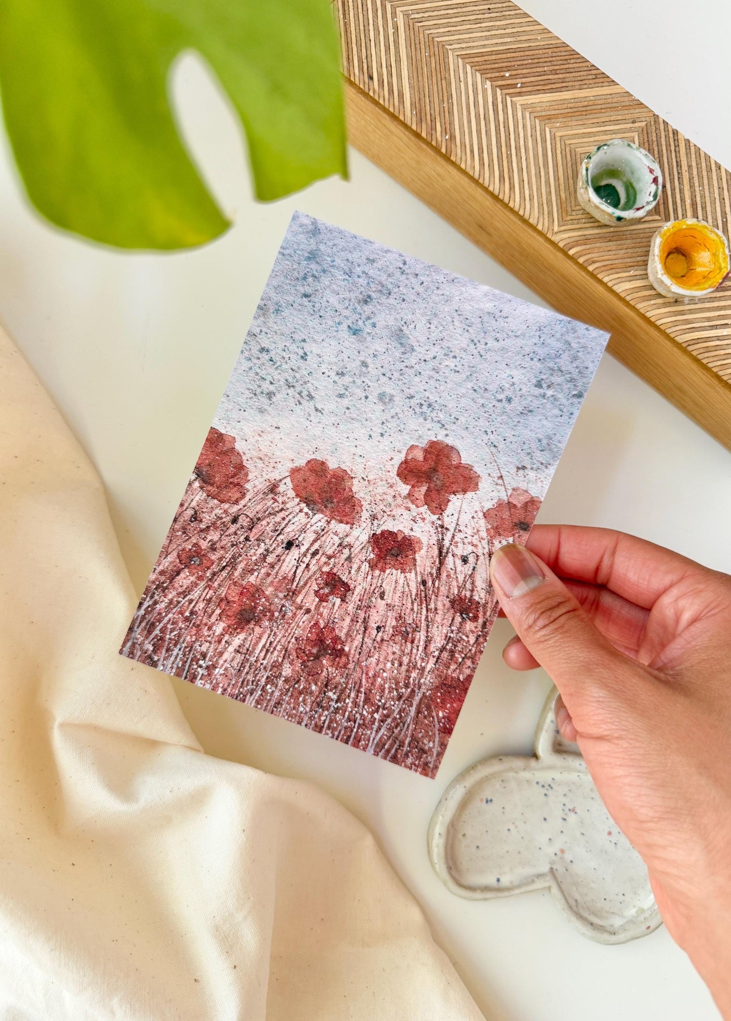 Fields of poppies - Art print