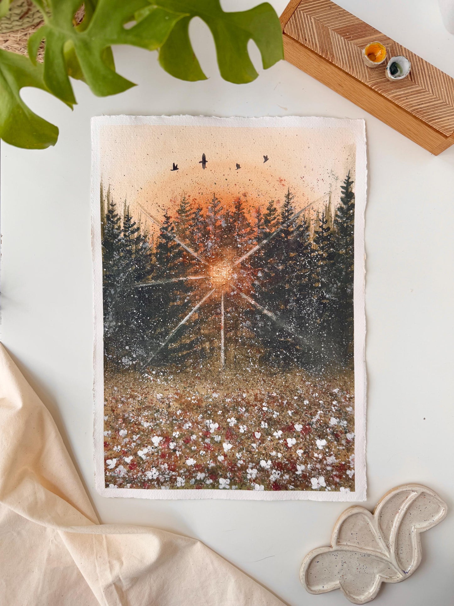 Warm sunlight - Original artwork
