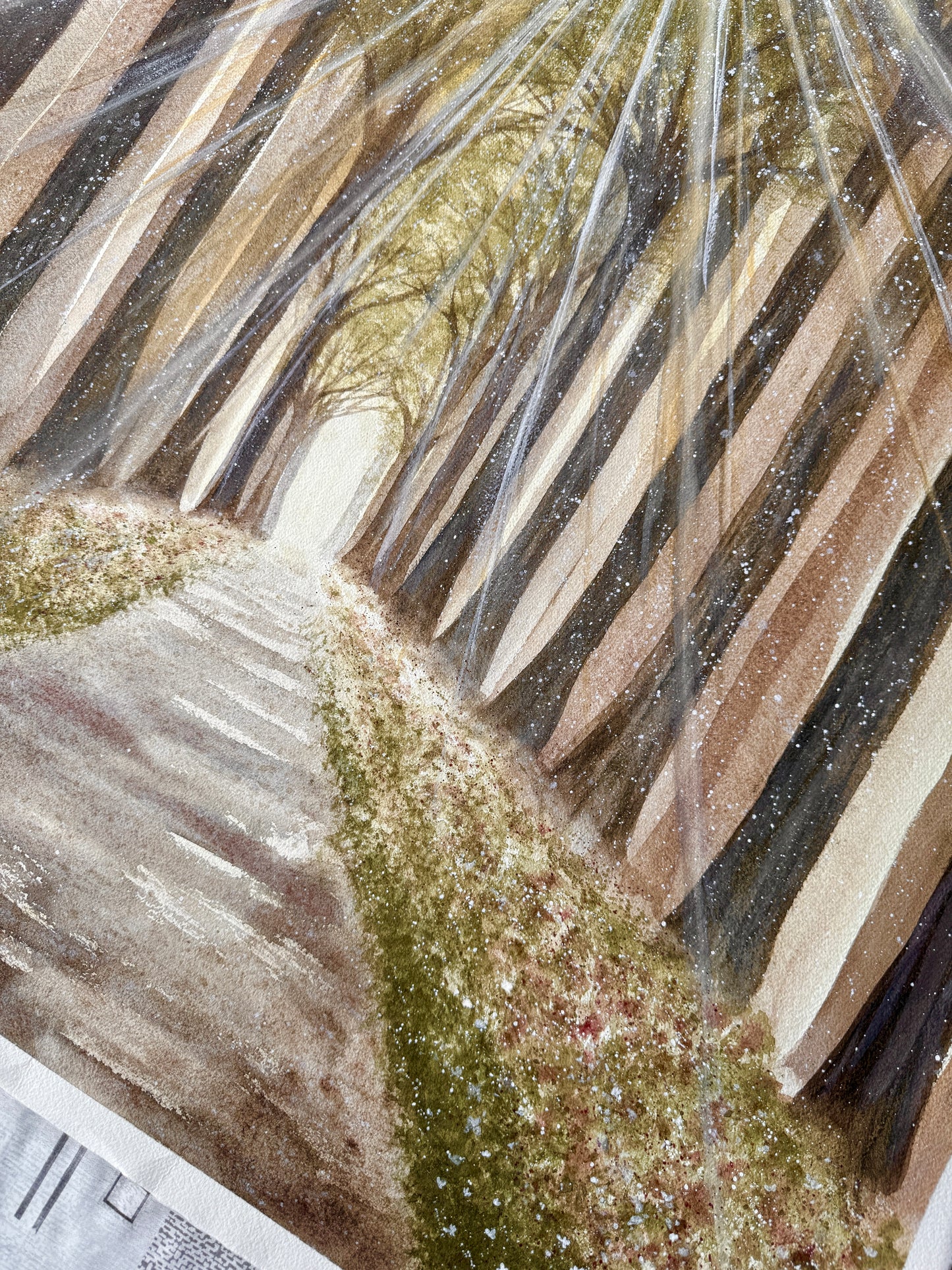 Healing Forest Walk - Original artwork