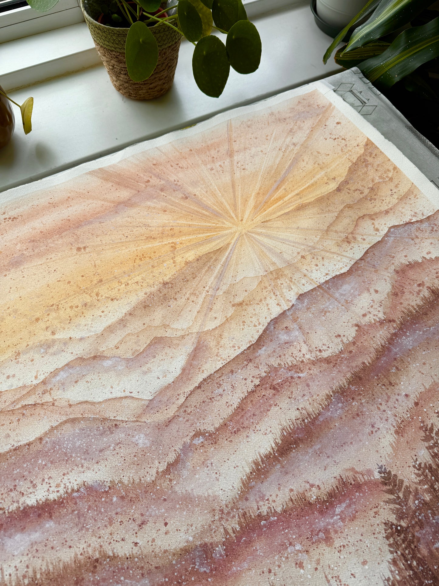 Sunrise Reflections - Original artwork