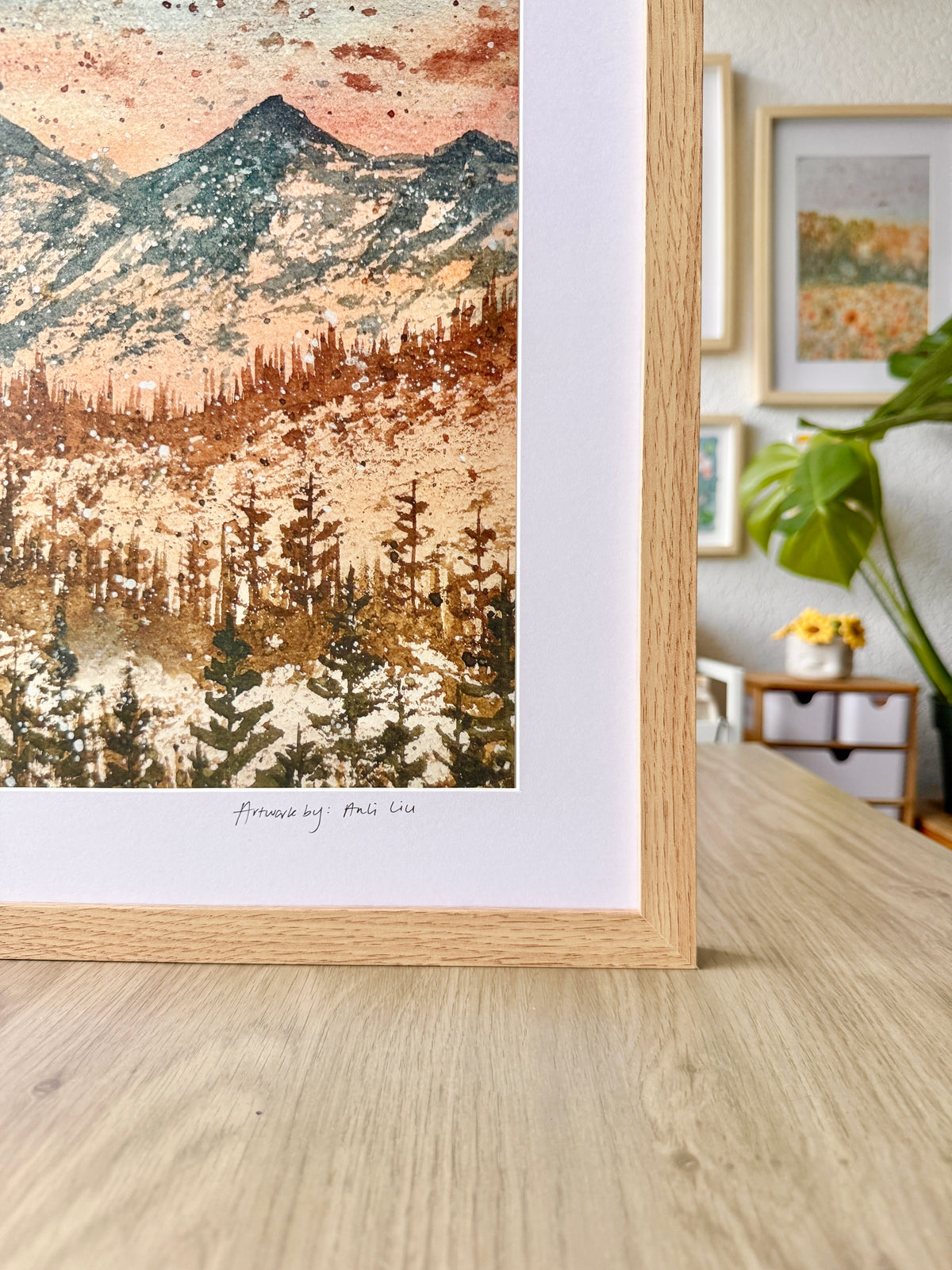 Healing in nature - A3 Framed Artwork