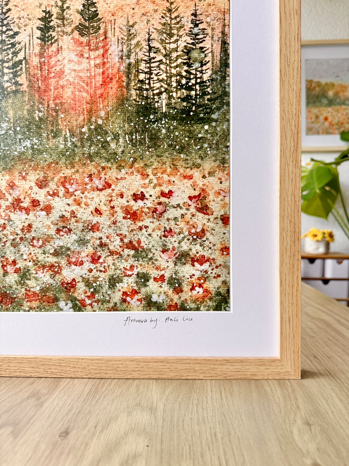 Glowing - A3 Framed Artwork
