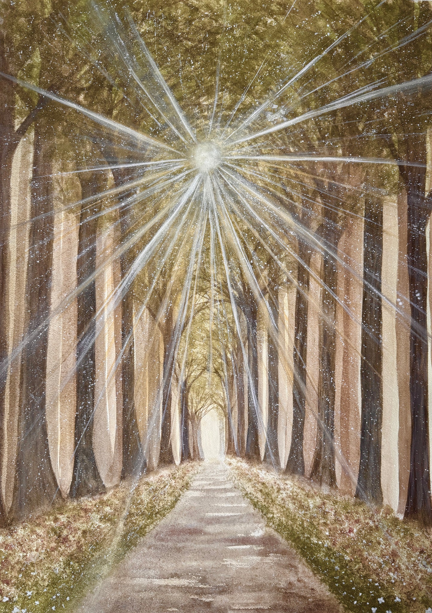 Healing Forest Walk - Original artwork
