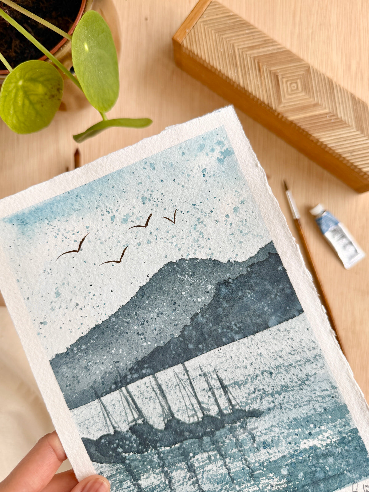 Slow, simple and quiet 9 - Original artwork