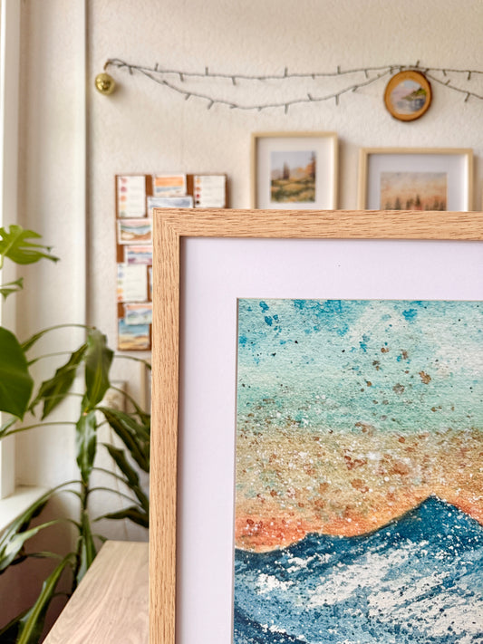 Prioritising my well-being - A3 Framed Artwork