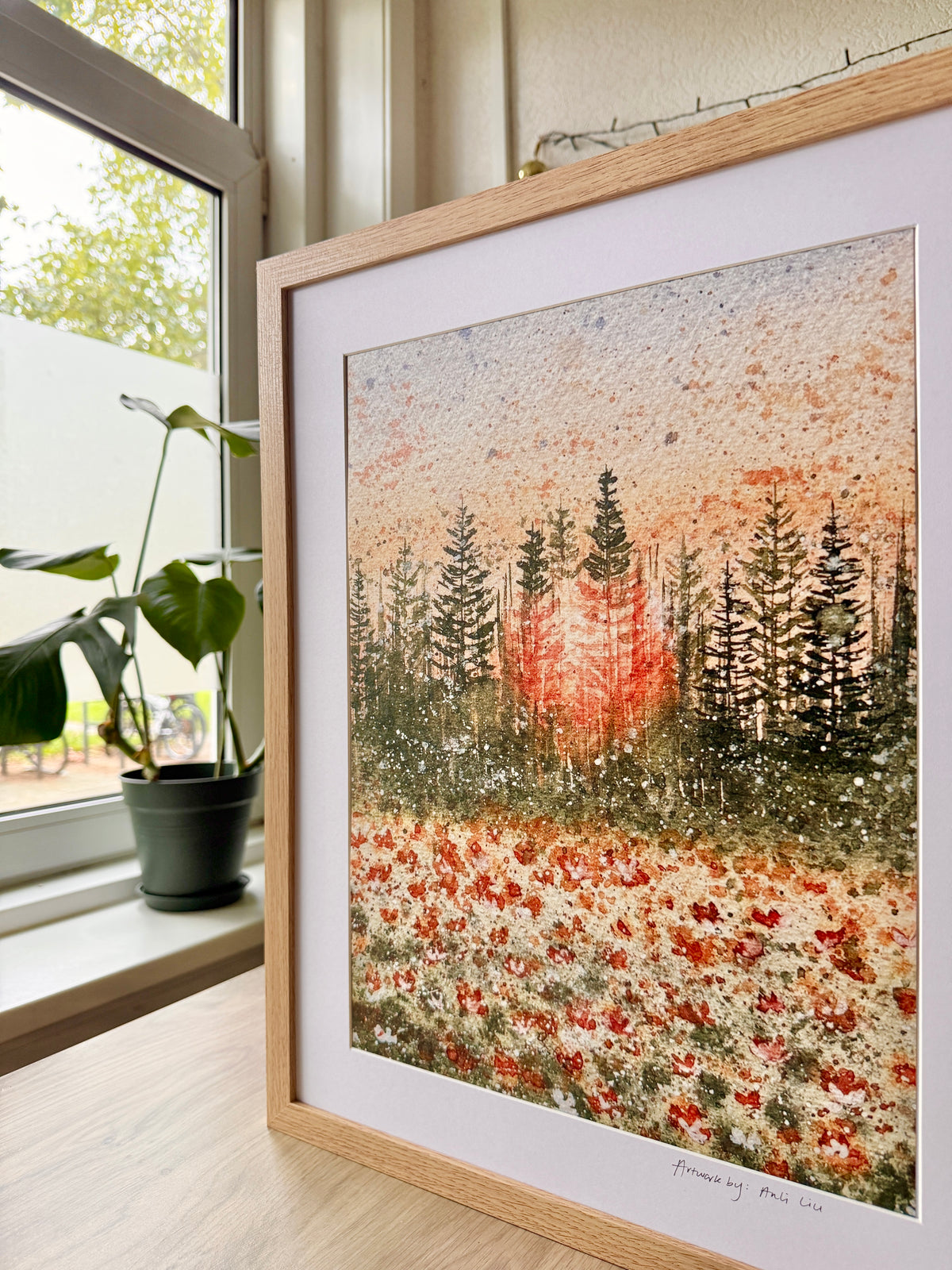 Glowing - A3 Framed Artwork