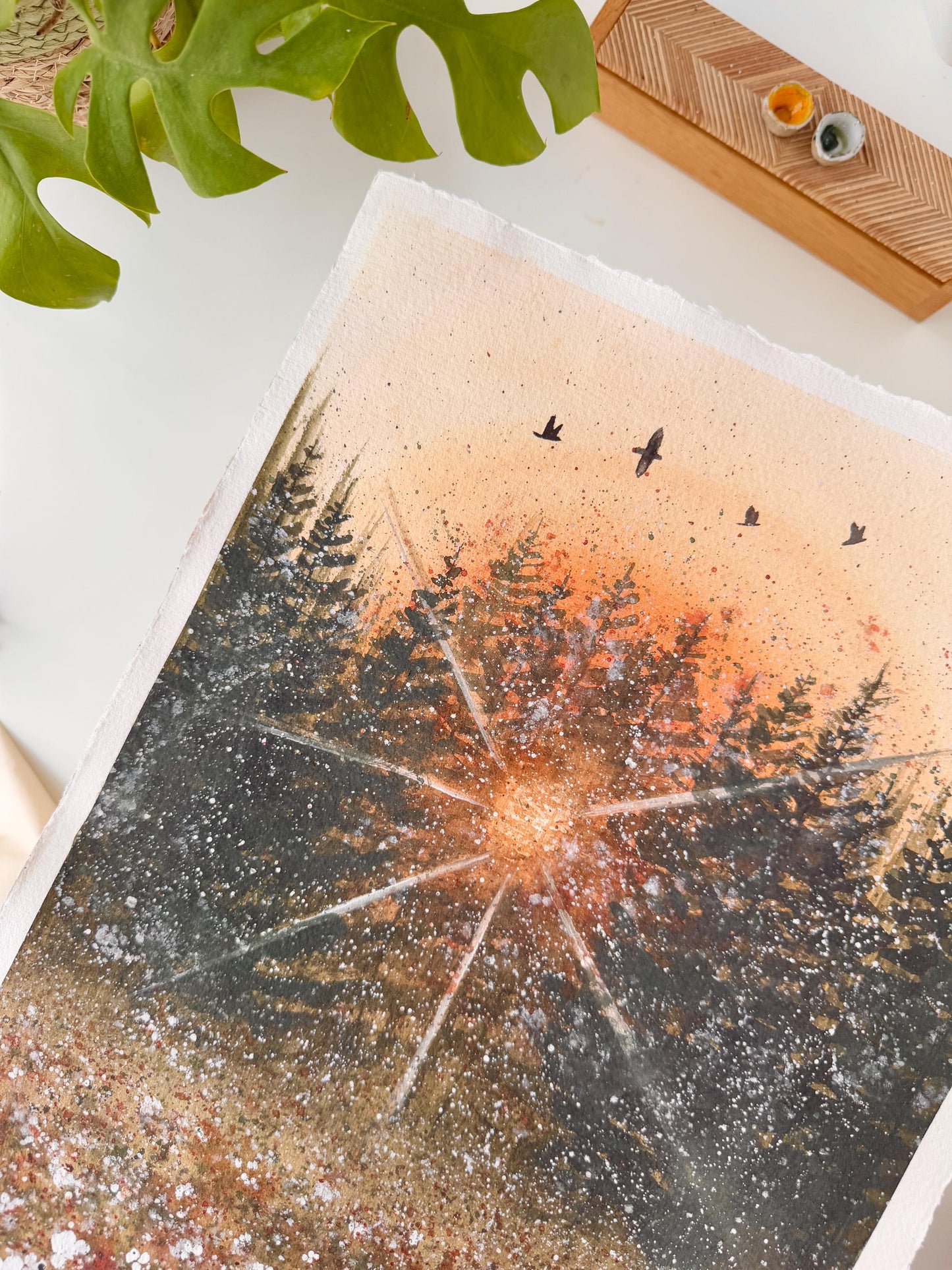 Warm sunlight - Original artwork