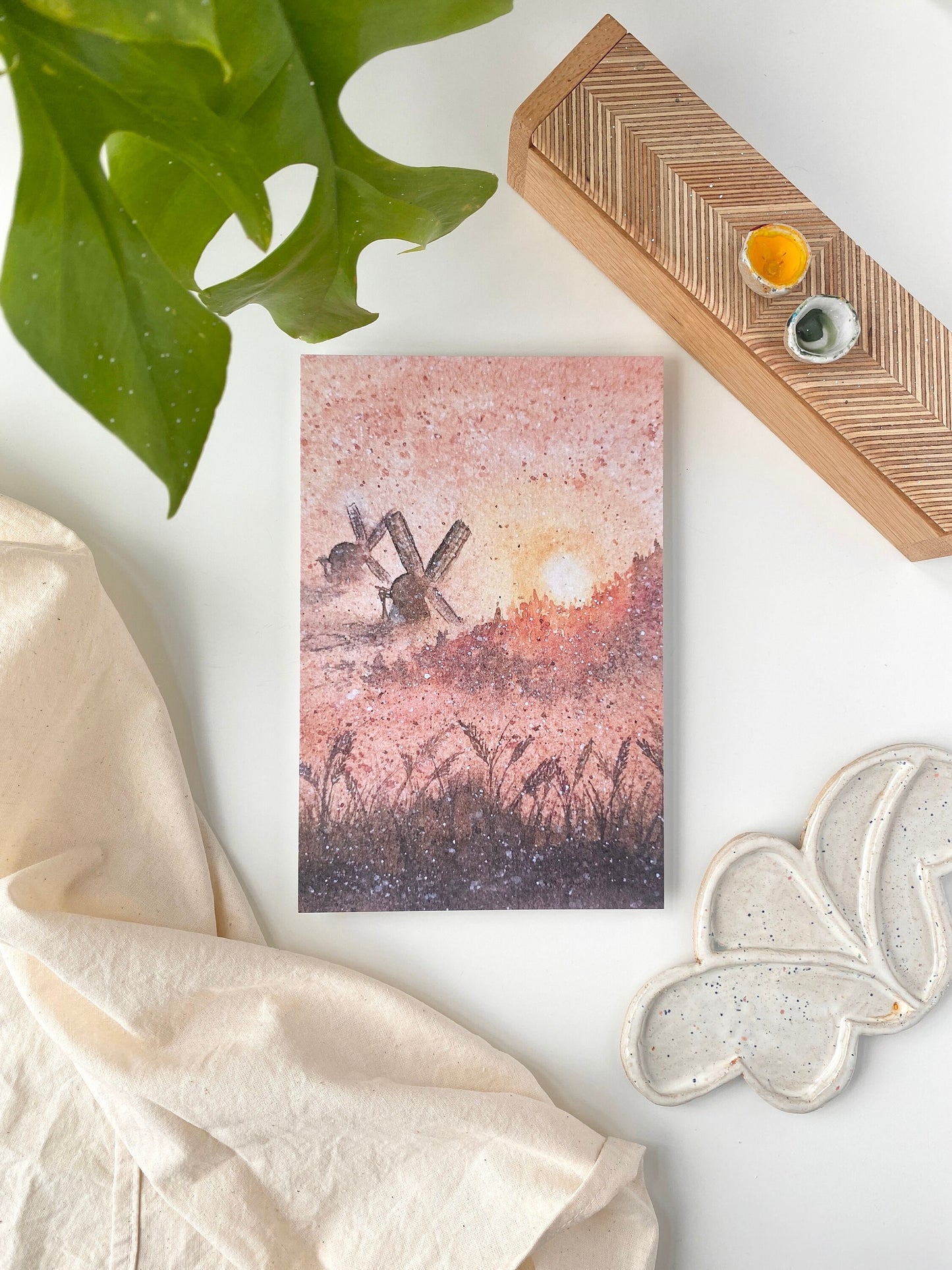 Turning windmills - Art print