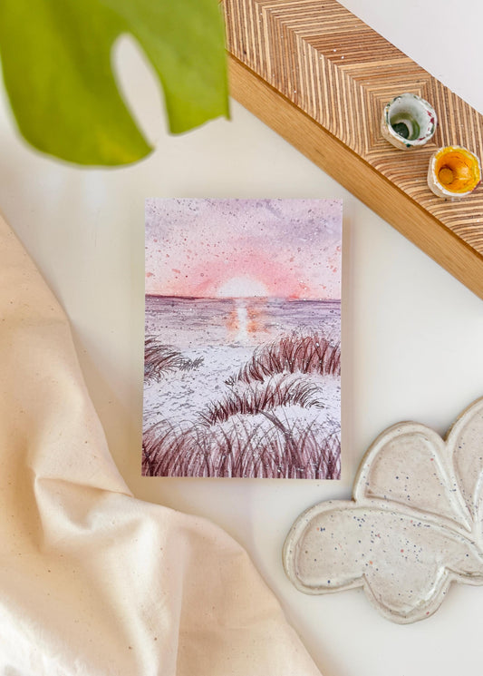 Evening stroll - Art print