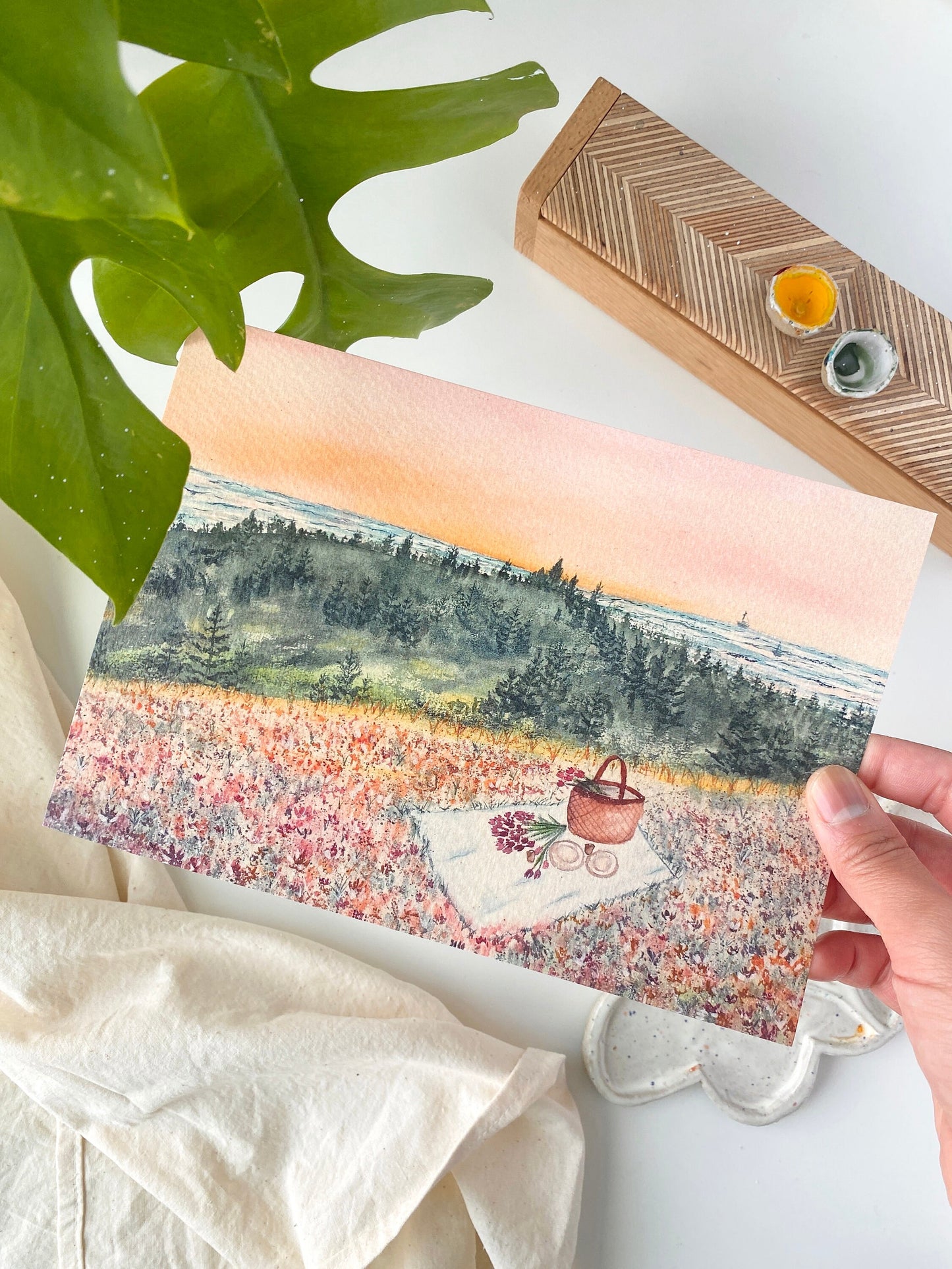 Picnic in the south - Art print