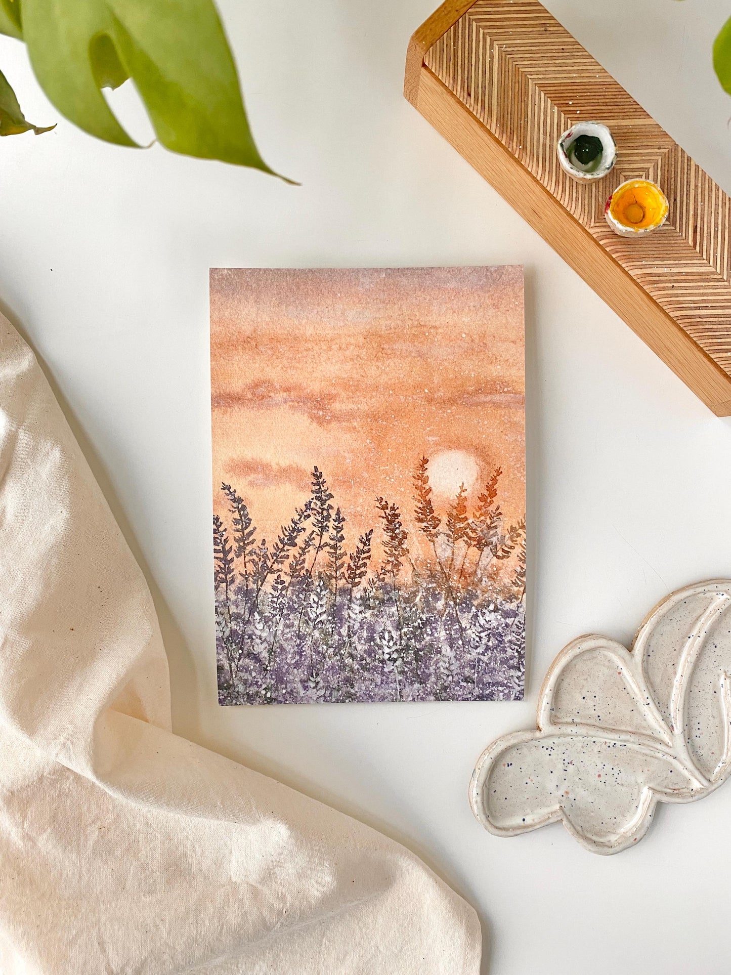 Blooming lavenders - Art print