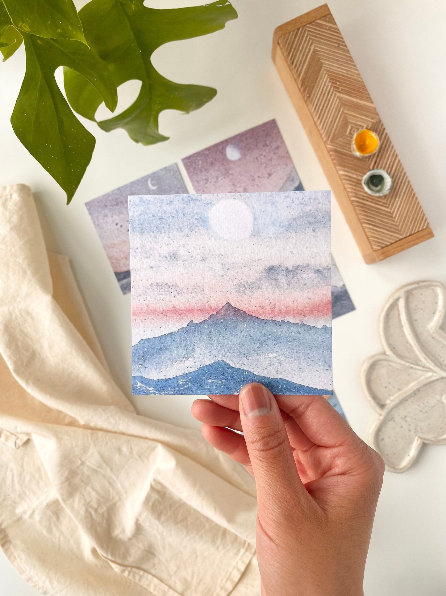 Moon postcards - Set of 5