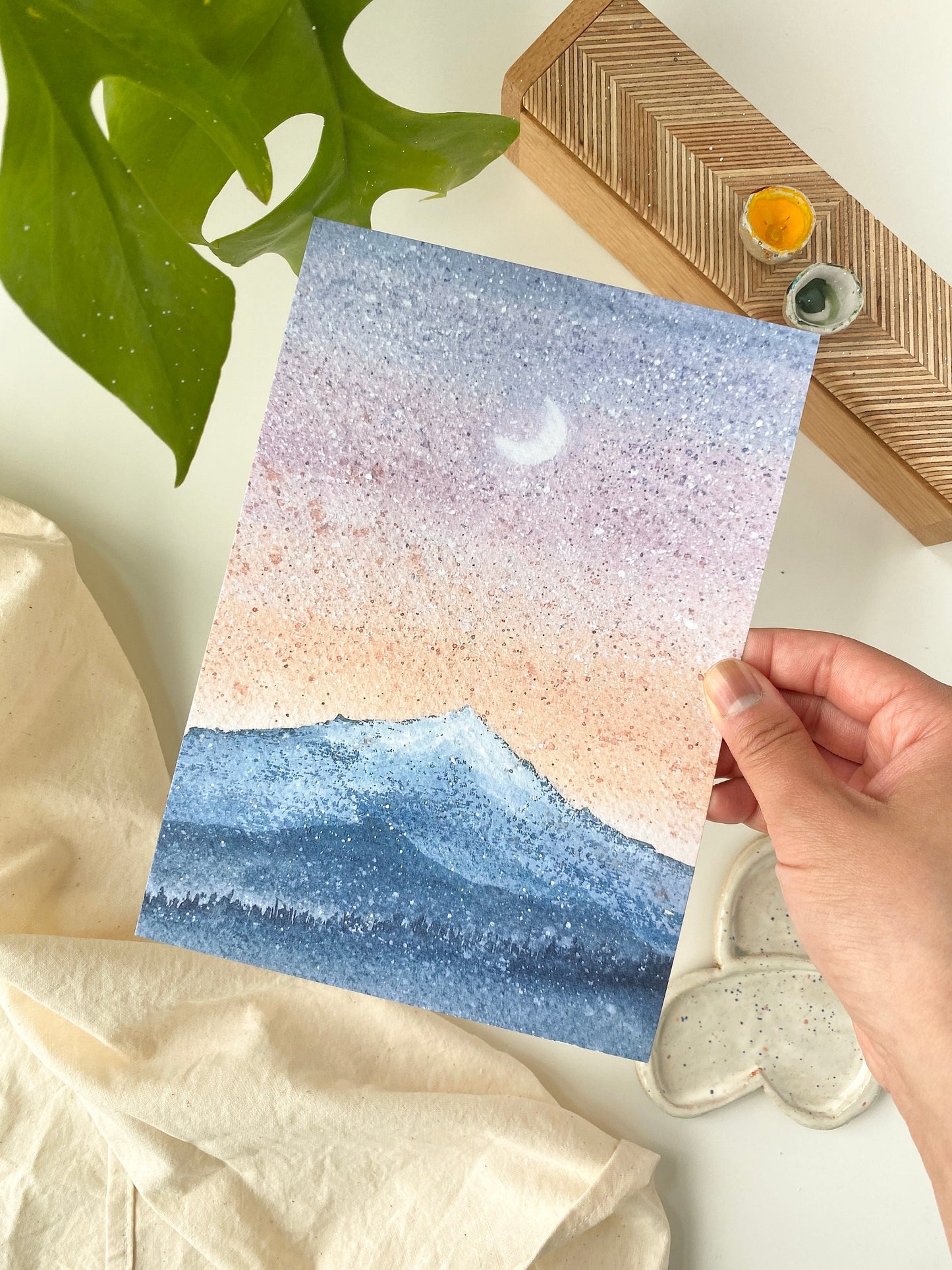 Sunrise hike - Art print