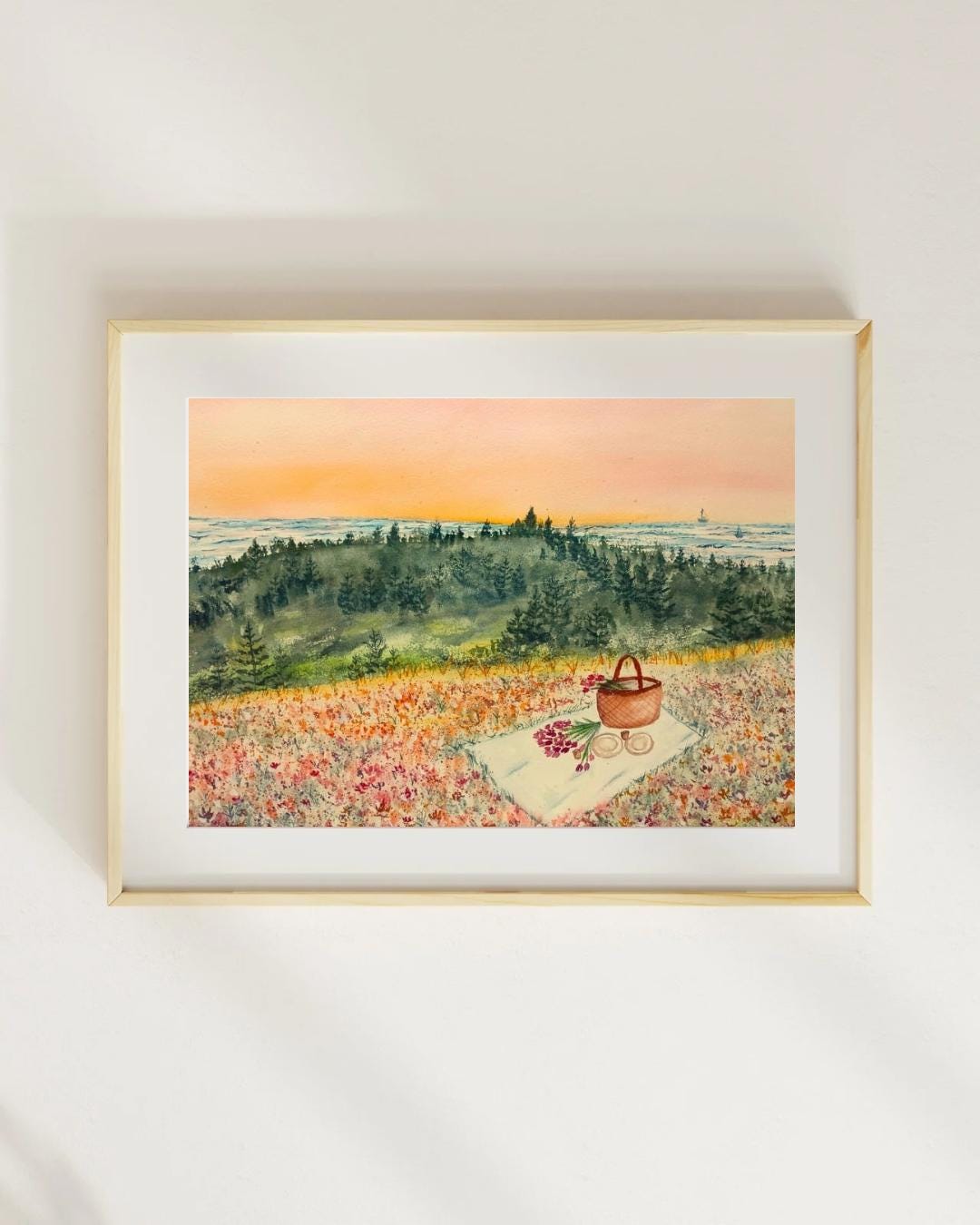 Picnic in the south - A3 poster